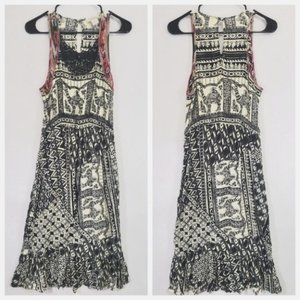 Lucky Brand Beaded Boho Casual Dress size Medium